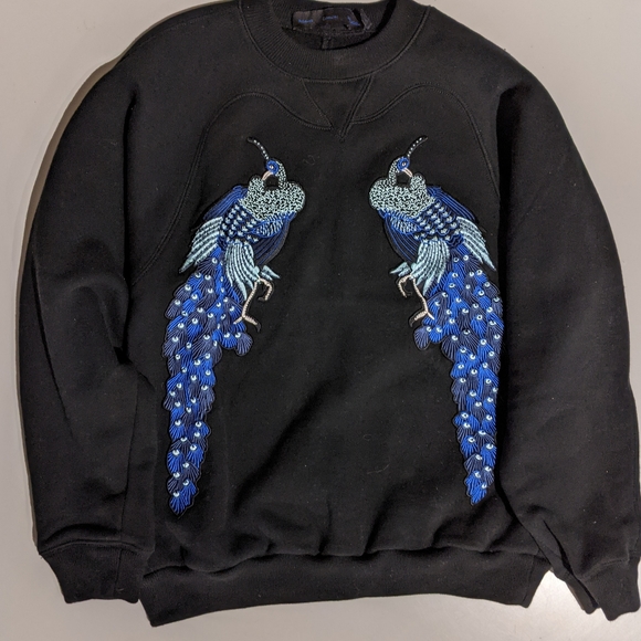 Proenza Schouler Re-edition Embroidered Black Sweatshirt - Picture 4 of 7